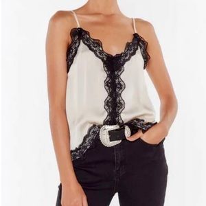 Nasty Gal - Lace Trim Cami